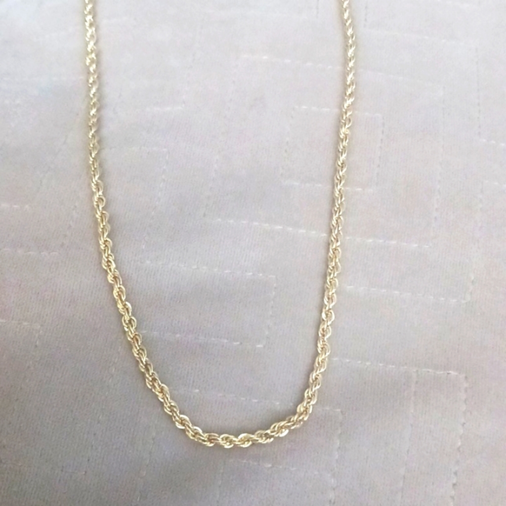 Gold Rope Necklace